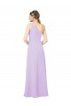 Grecian Inspired Simple One Shoulder Chiffon Bridesmaid Dress with Ruching