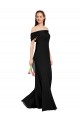 Fit and Flare Long Chiffon Bridesmaid Dress with Sash and Open Back