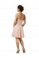 Lace and Chiffon Bridesmaid Dress with Unique Neckline