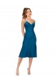 Midi Silky Satin Bridesmaid Dress