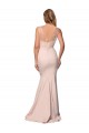 Full Length Sweetheart Crepe Bridesmaid Dress with Tulle Overlay