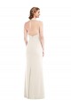 Halter Tuxedo Maxi Bridesmaid Dress with Front Slit