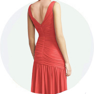 Cheap V-Back Bridesmaid Dresses