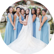 Cheap Blue Bridesmaid Dresses