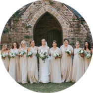 Cheap Champagne Bridesmaid Dresses