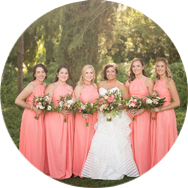 Cheap Orange Bridesmaid Dresses