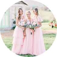 Cheap Pink Bridesmaid Dresses