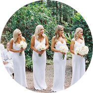 Cheap White Bridesmaid Dresses