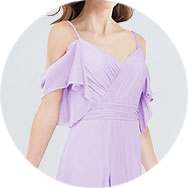 Cheap Cold Shoulder Bridesmaid Dresses